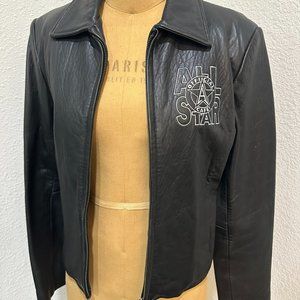 All Star Cafe Vintage Ladies Leather Jacket SZ M